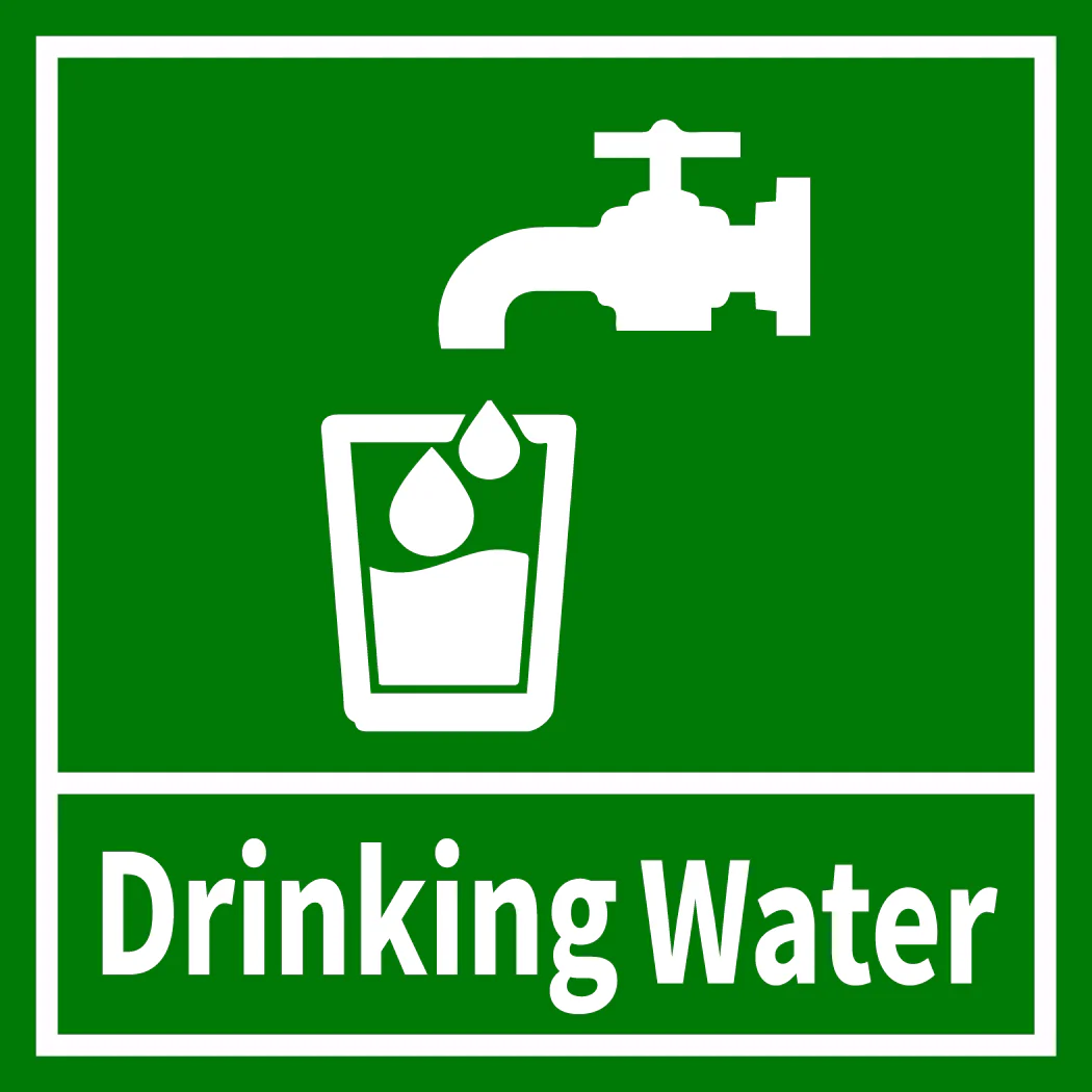 WDPRGPBC0008-Drinking-Water-Green-Foam-Sign-Board-Main